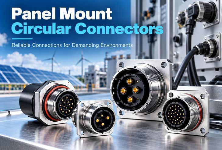 Blog công ty mới nhất về Đầu nối tròn gắn bảng điều khiển: Thiết kế xuyên suốt bảng điều khiển trước & sau đáng tin cậy