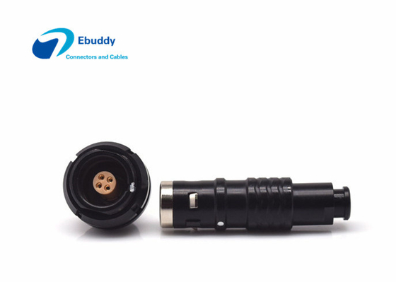 Mua Mạ màu đen Lemo Đầu nối tròn đẩy kéo thay thế 0K Phích cắm và ổ cắm 4pin sản xuất trực tuyến