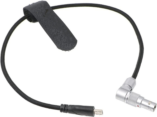 Mua Lemos 2 Pin Xoay Góc Phải Sang Cáp Nguồn Micro USB Cho ARRI Z CAM E2 Soái Hạm Đến Hạt Nhân Nano Dây Bện sản xuất trực tuyến