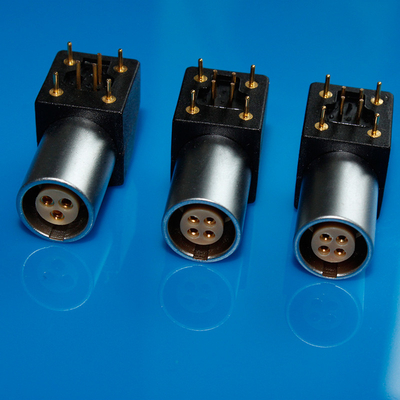 Mua Đầu nối 4pin khuỷu tay 90 độ PCB kết nối Lemo 4pin tương thích mạch in nối EPG 0B / 1B / 2B / 3B kích cỡ sản xuất trực tuyến