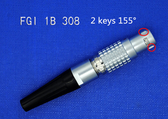 FGI 1B 308 8 đầu nối cáp thông tin cho cáp dữ liệu Leica, 2 phím 155 ống nối cáp