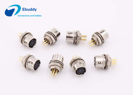 6pin kết nối tròn CCD camera cung cấp điện PCB socket HR10A-7R-6SB