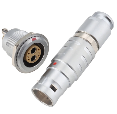 M18 Bộ kết nối điện khí lai 6 tín hiệu + 2 bộ phích và ổ cắm chất lỏng FGG/EGG